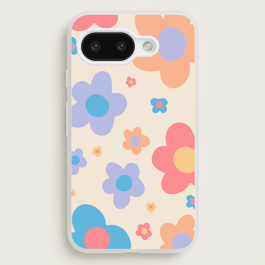 Playful Flower Pattern - Phone Case for Google Pixel 9a