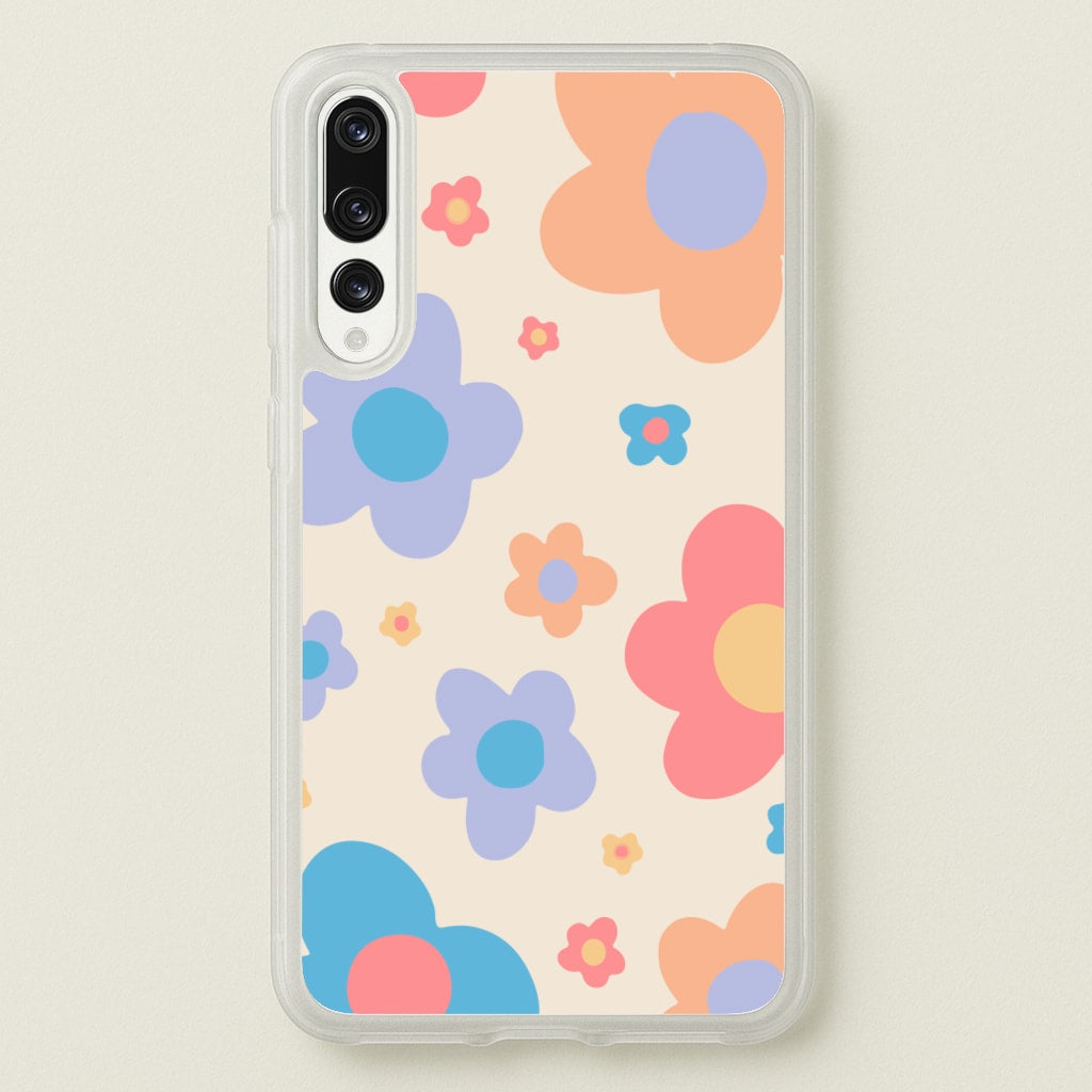 Playful Flower Pattern - Phone Case for Huawei P20 Pro