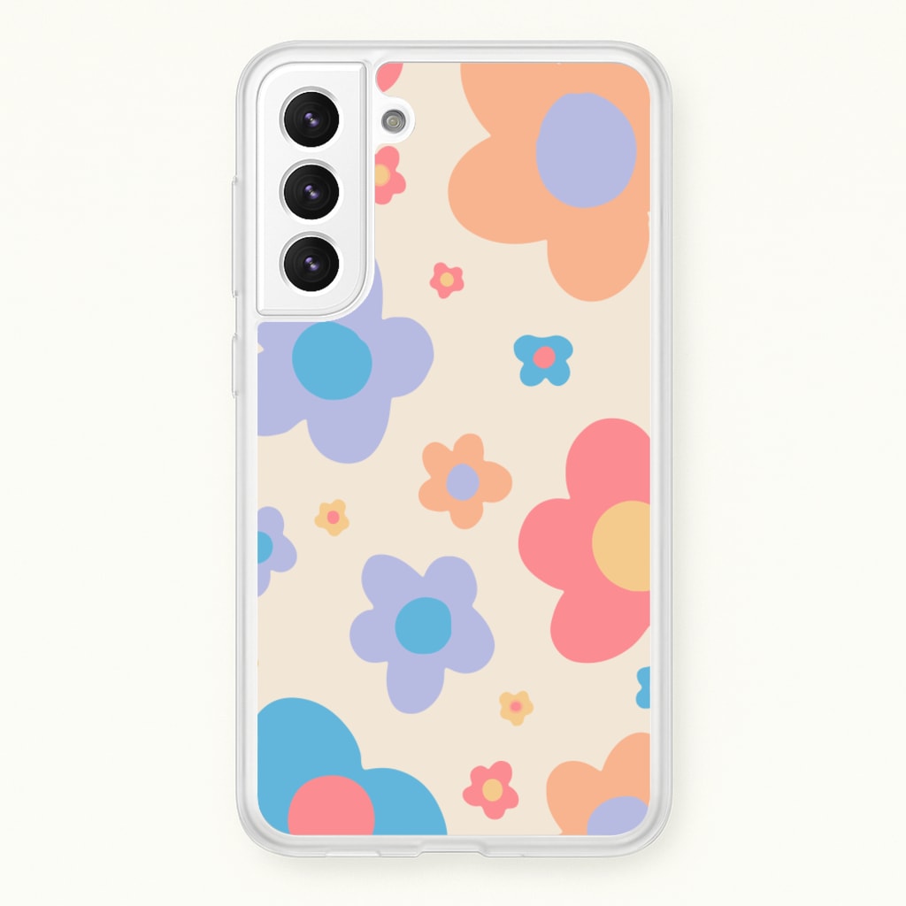 Playful Flower Pattern - Phone Case for Galaxy S22