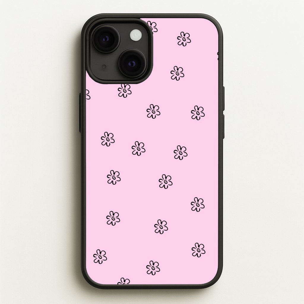 Detail Flower Pattern - Pink - Abstract Patterns Phone Case for iPhone 13