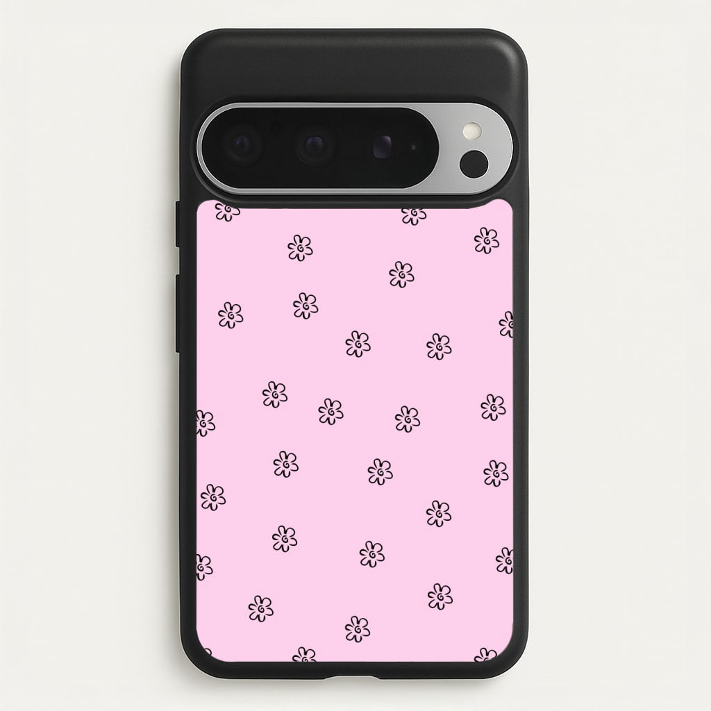 Detail Flower Pattern - Pink - Abstract Patterns Phone Case for Google Pixel 9 Pro XL