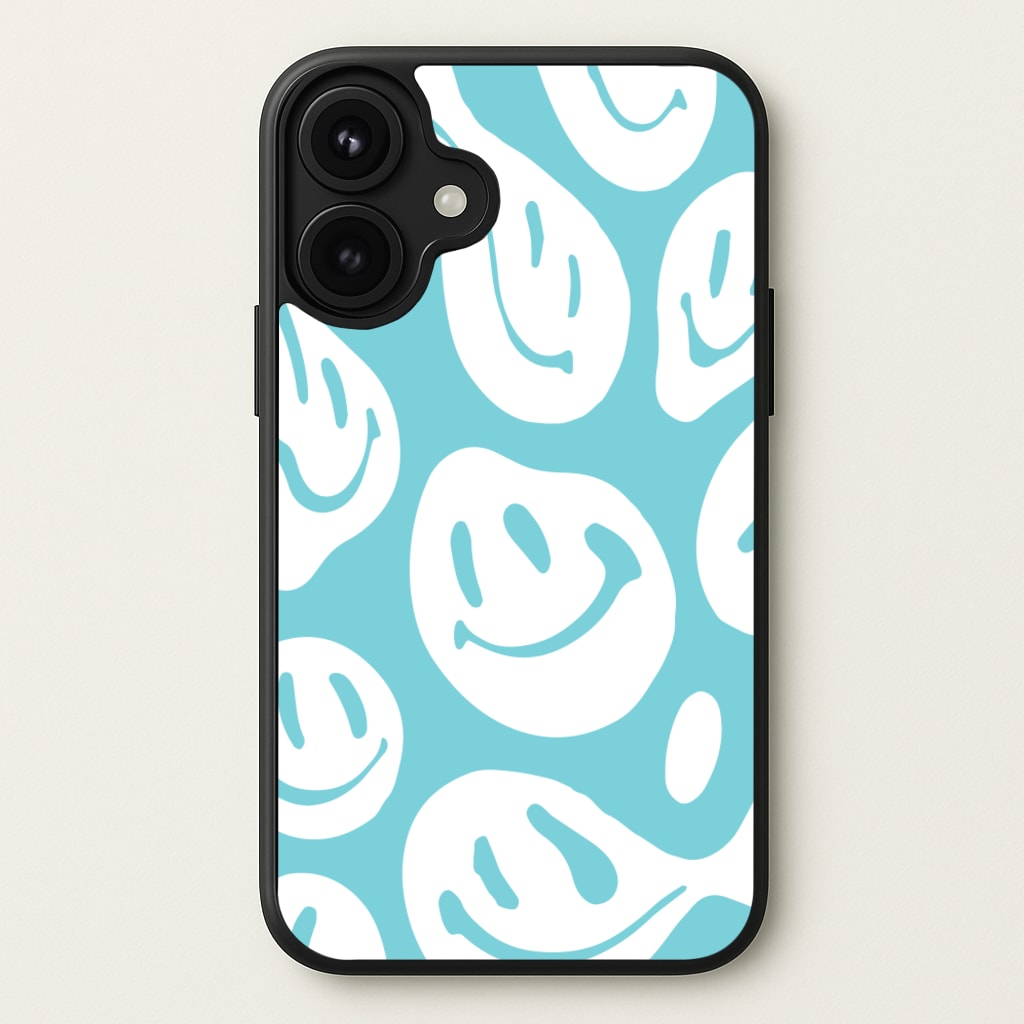 Trippn Smiley - Blue Phone Case for iPhone 17
