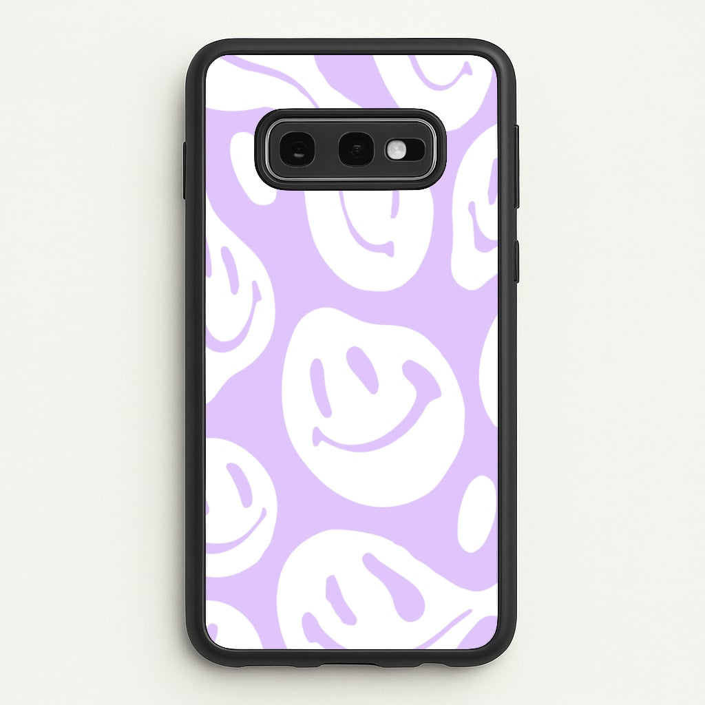 Trippn Smiley - Purple - Abstract Patterns Phone Case for Galaxy S10e