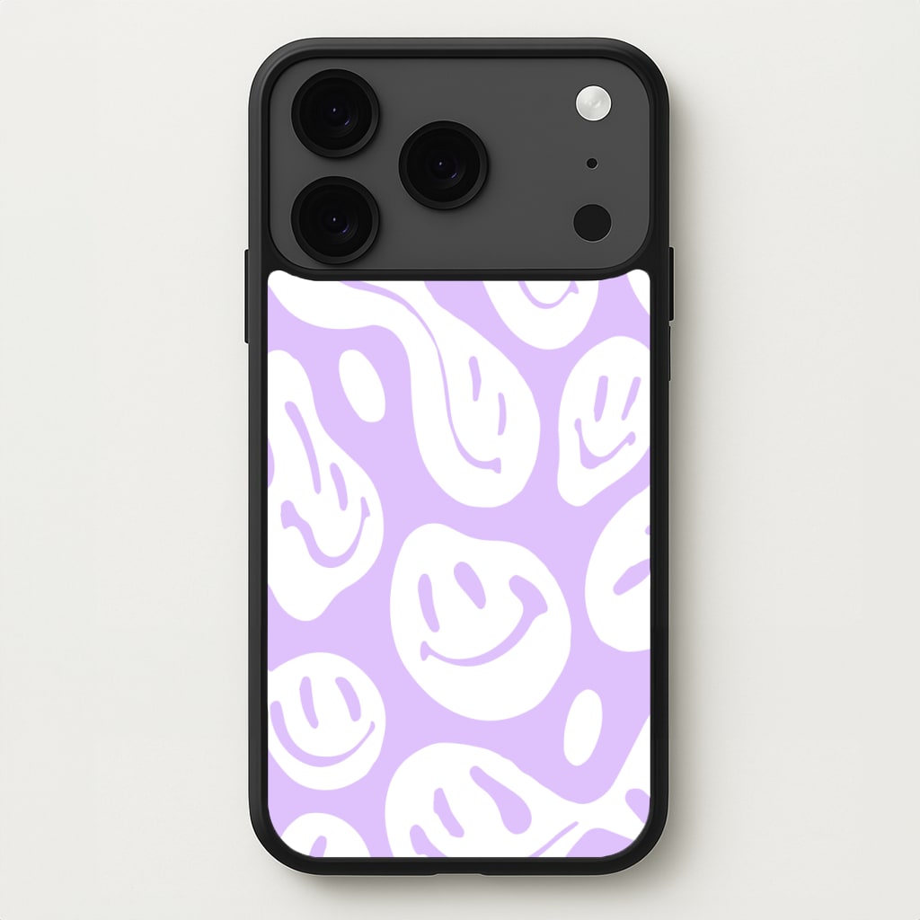 Trippn Smiley - Purple Phone Case for iPhone 17 Pro Max