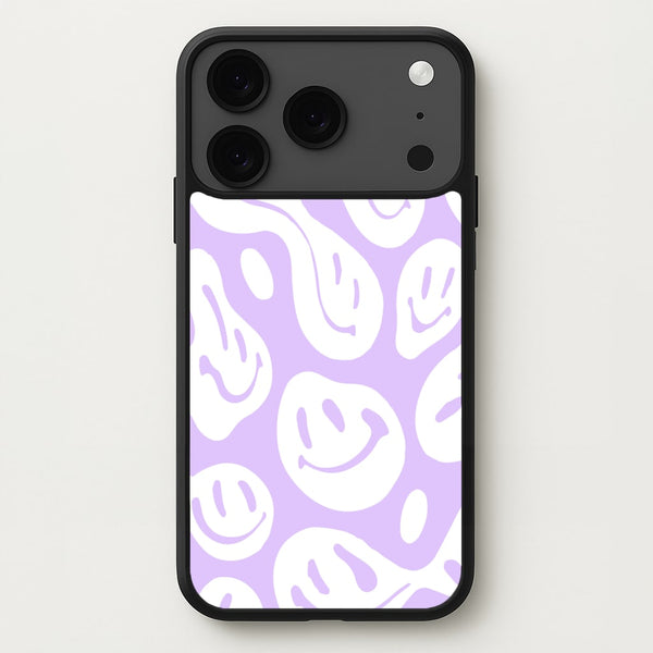 Trippn Smiley - Purple Phone Case for iPhone 17 Pro Max