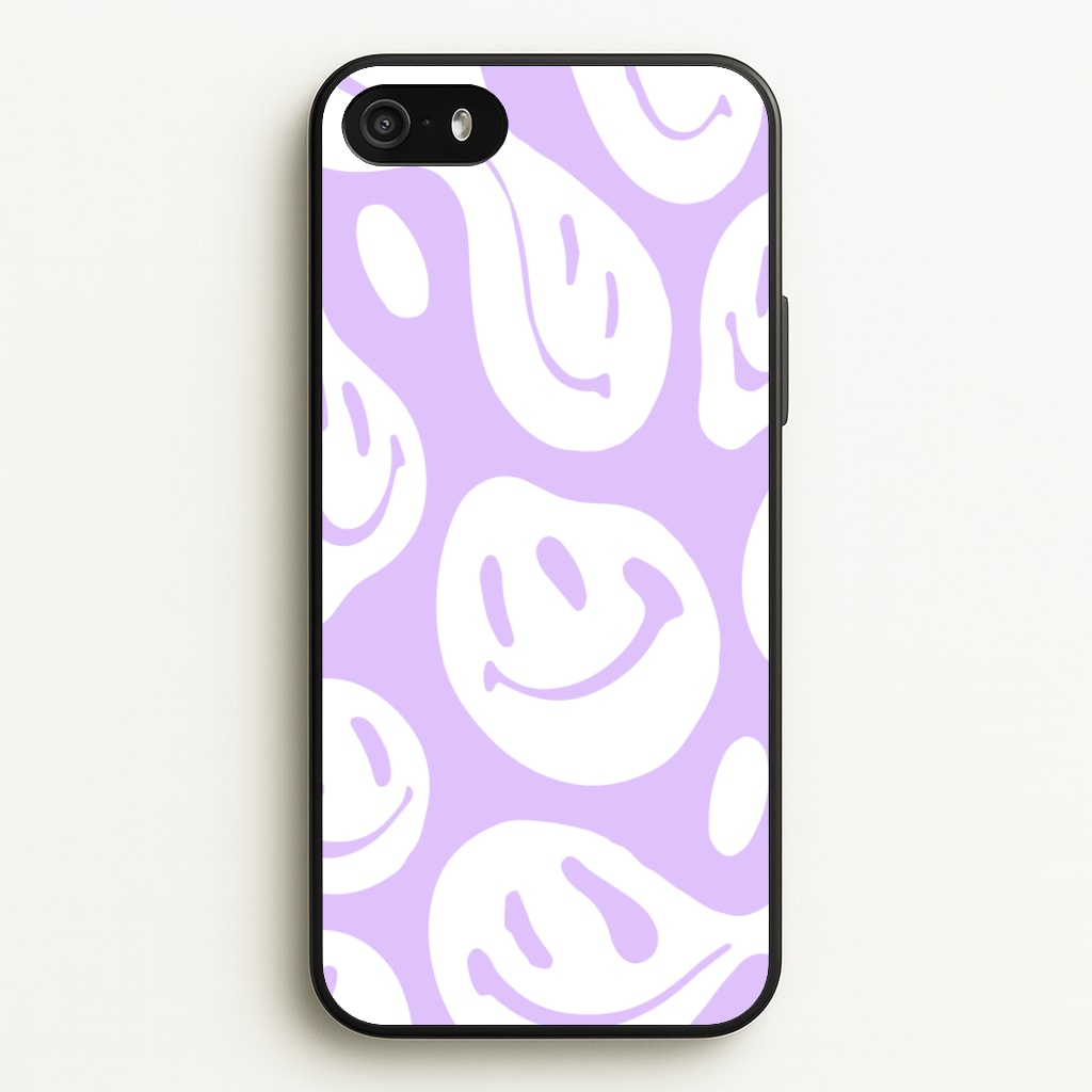 Trippn Smiley - Purple  - Abstract Patterns Phone Case for iPhone 5 / 5s / SE 2016