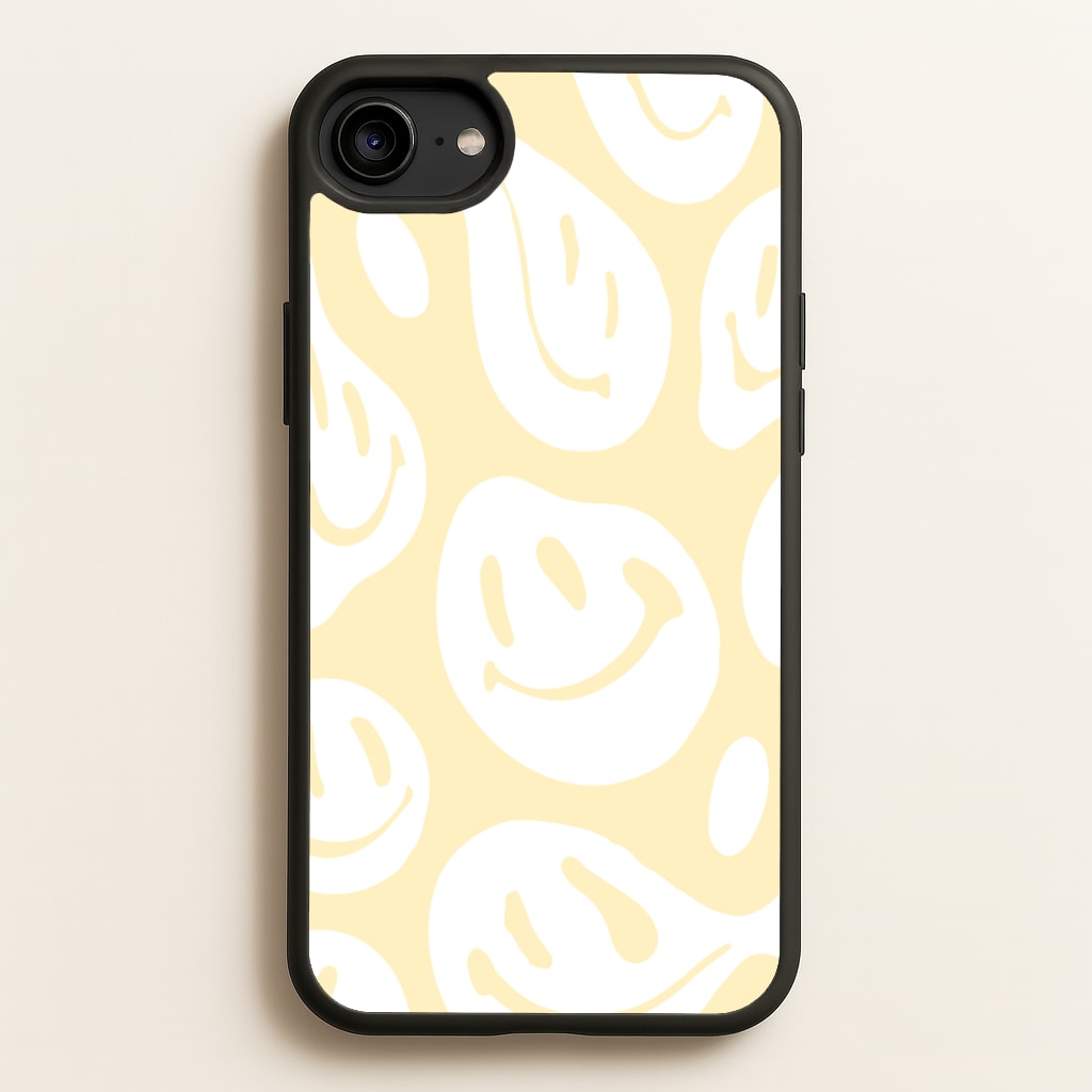 Trippn Smiley - Yellow - Abstract Patterns Phone Case for iPhone 6 / 7 / 8 / SE