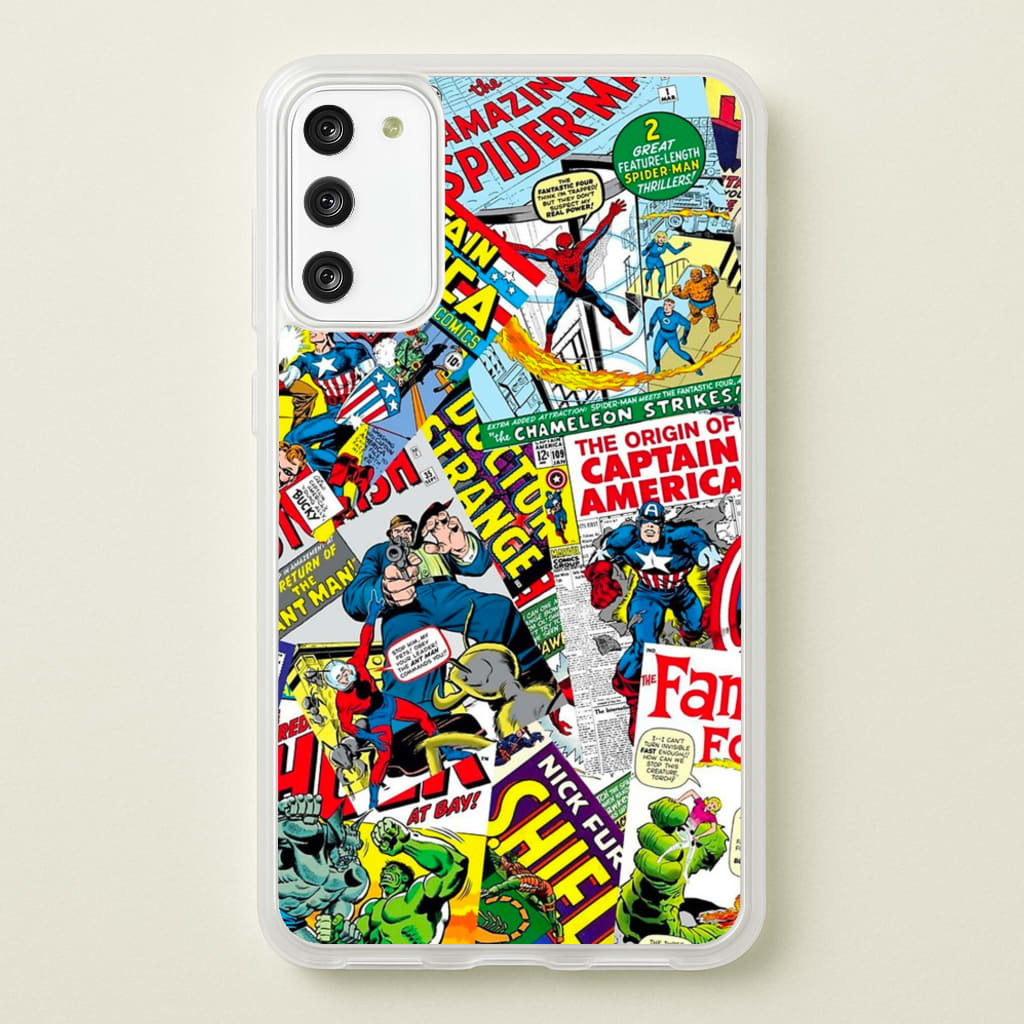 Superhero Comic Comics Pattern - Phone Case for Galaxy S20FE