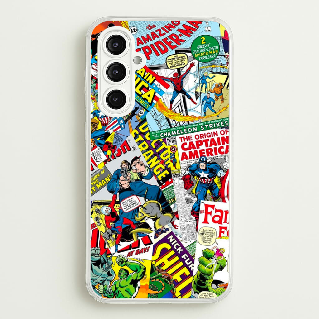 Superhero Comic Comics Pattern - Phone Case for Galaxy A16