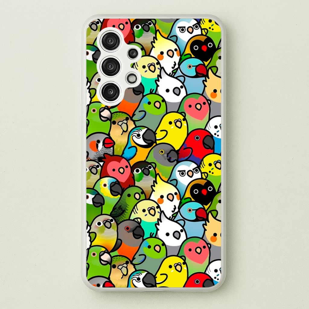 Everybirdy Pattern - Phone Case for Galaxy A13