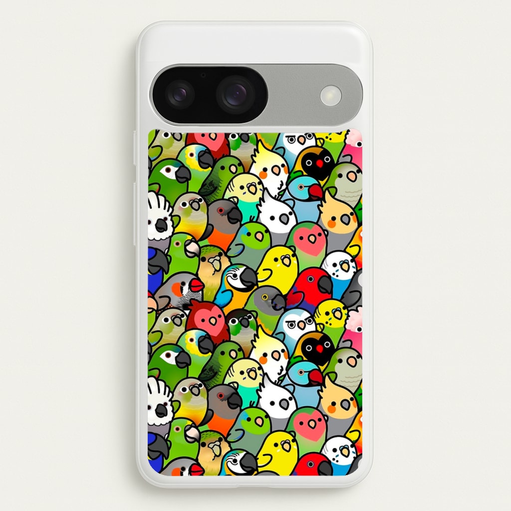 Everybirdy Pattern - Phone Case for Google Pixel 9 / 9 Pro