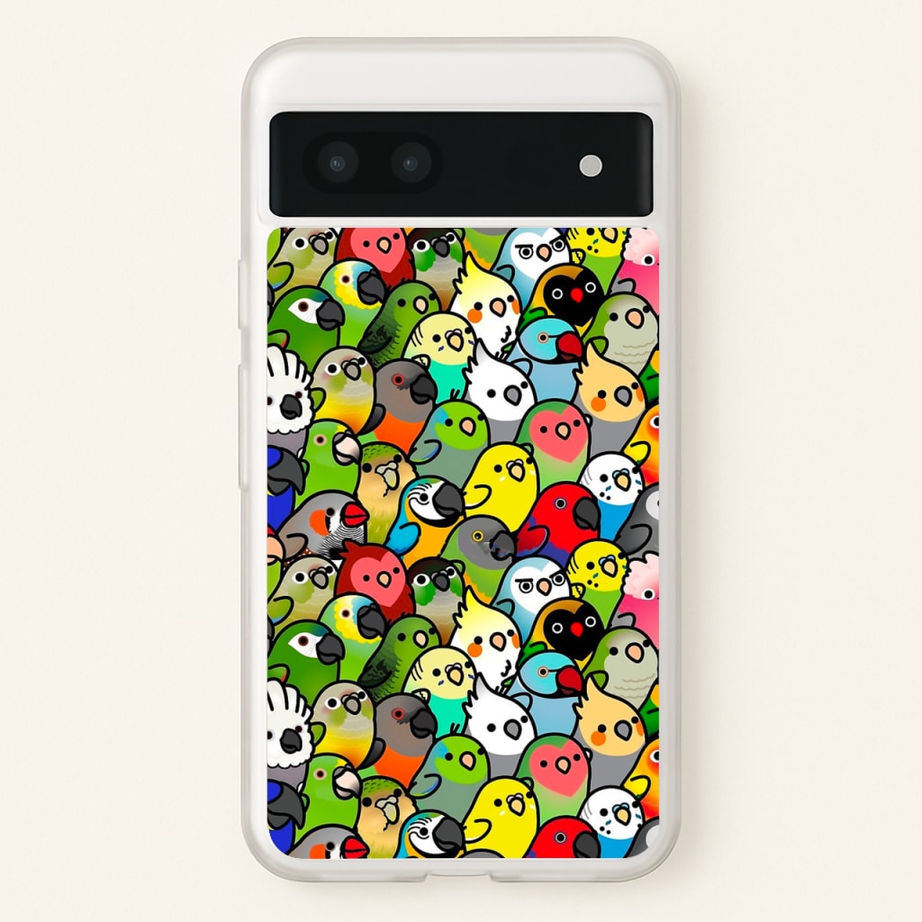 Everybirdy Pattern - Phone Case for Google Pixel 6a