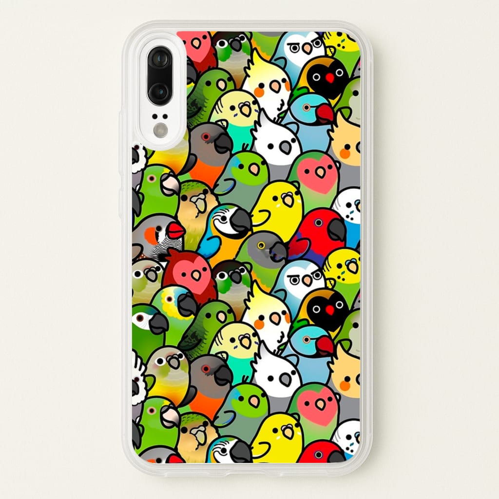 Everybirdy Pattern - Phone Case for Huawei P20