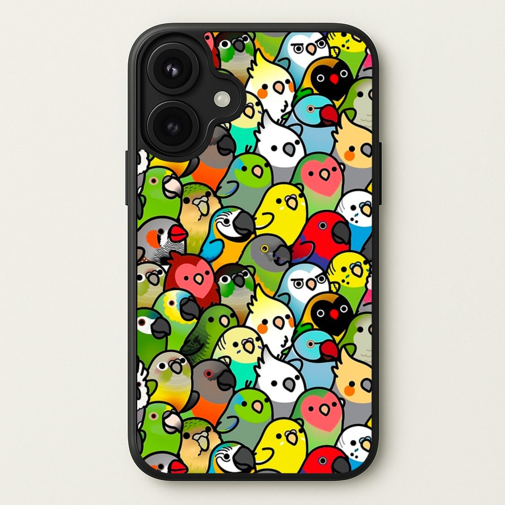 Everybirdy Pattern Phone Case for iPhone 17