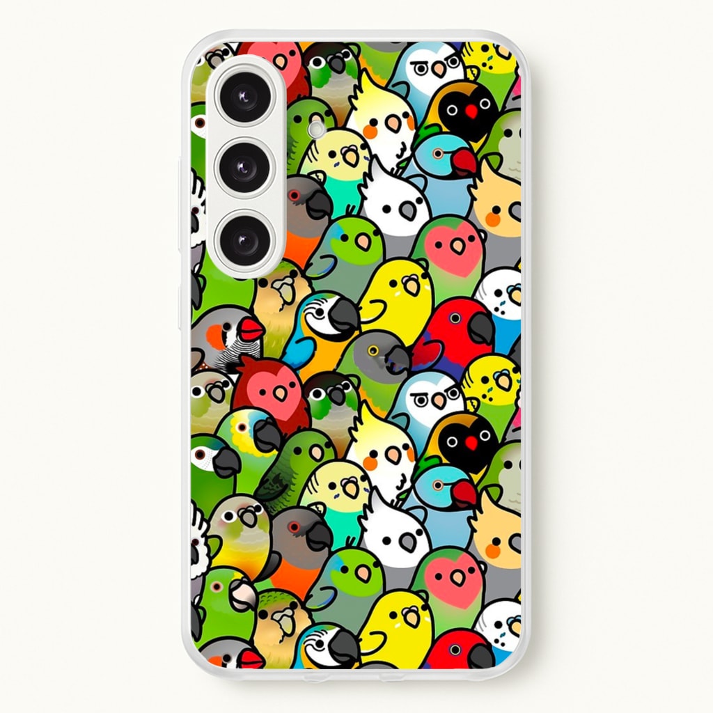 Everybirdy Pattern - Phone Case for Galaxy S24FE