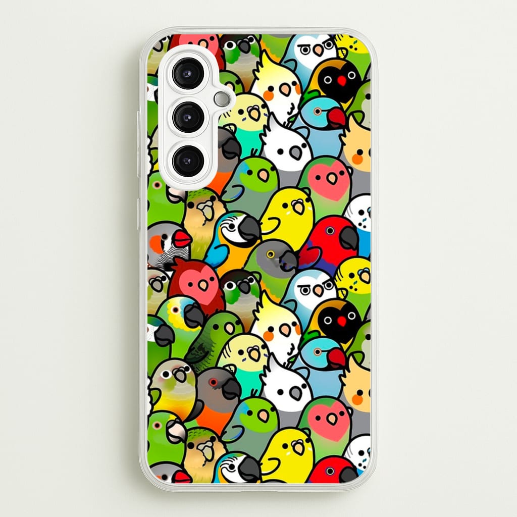 Everybirdy Pattern - Phone Case for Galaxy A14