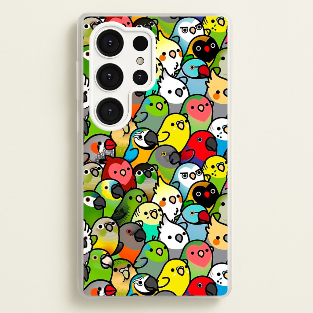 Everybirdy Pattern - Phone Case for Galaxy S25 Ultra