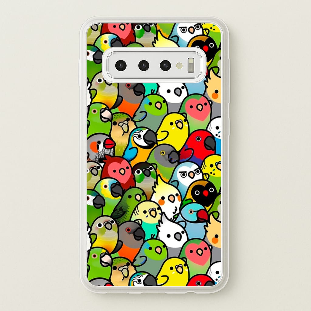Everybirdy Pattern - Phone Case for Galaxy S10