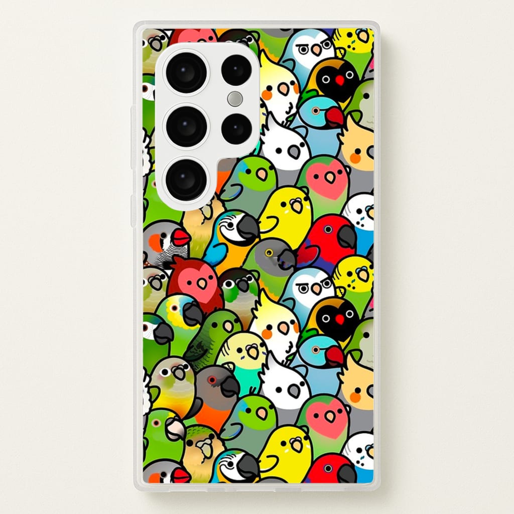 Everybirdy Pattern - Phone Case for Galaxy S24 Ultra