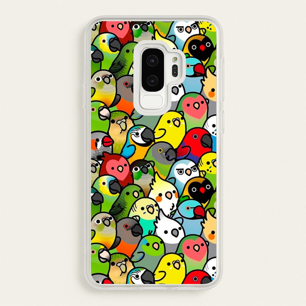 Everybirdy Pattern - Phone Case for Galaxy S9 Plus