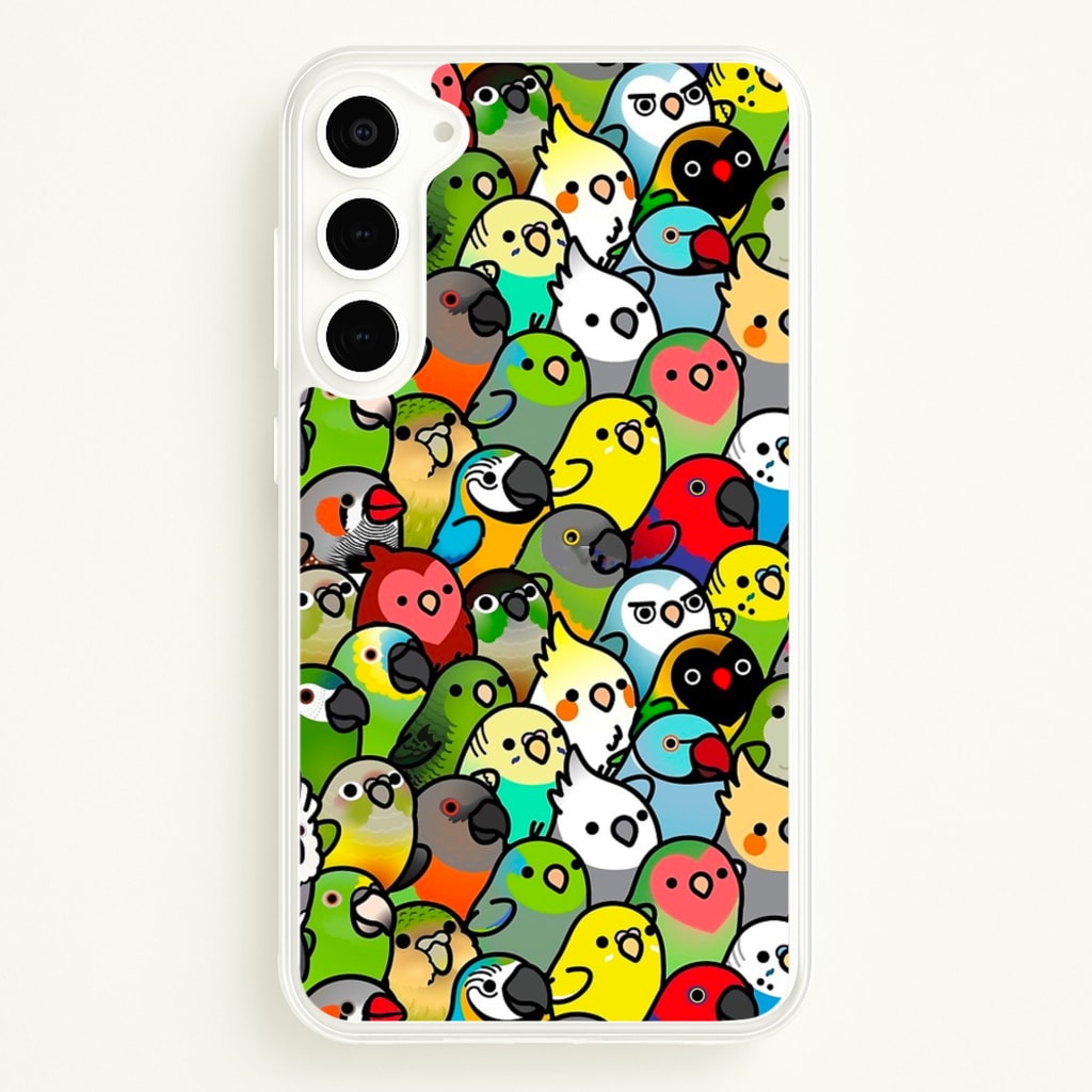 Everybirdy Pattern - Phone Case for Galaxy S23
