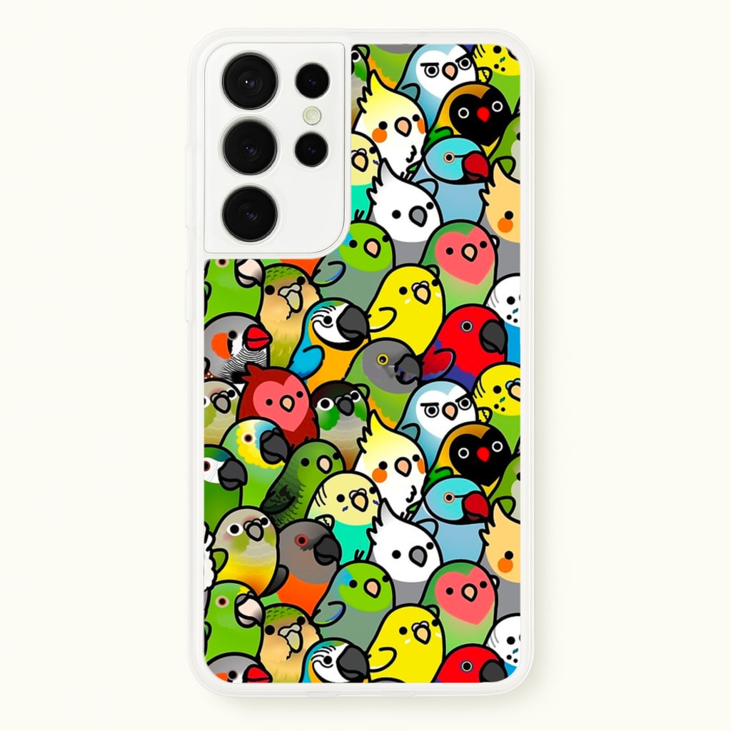 Everybirdy Pattern - Phone Case for Galaxy S21 Ultra