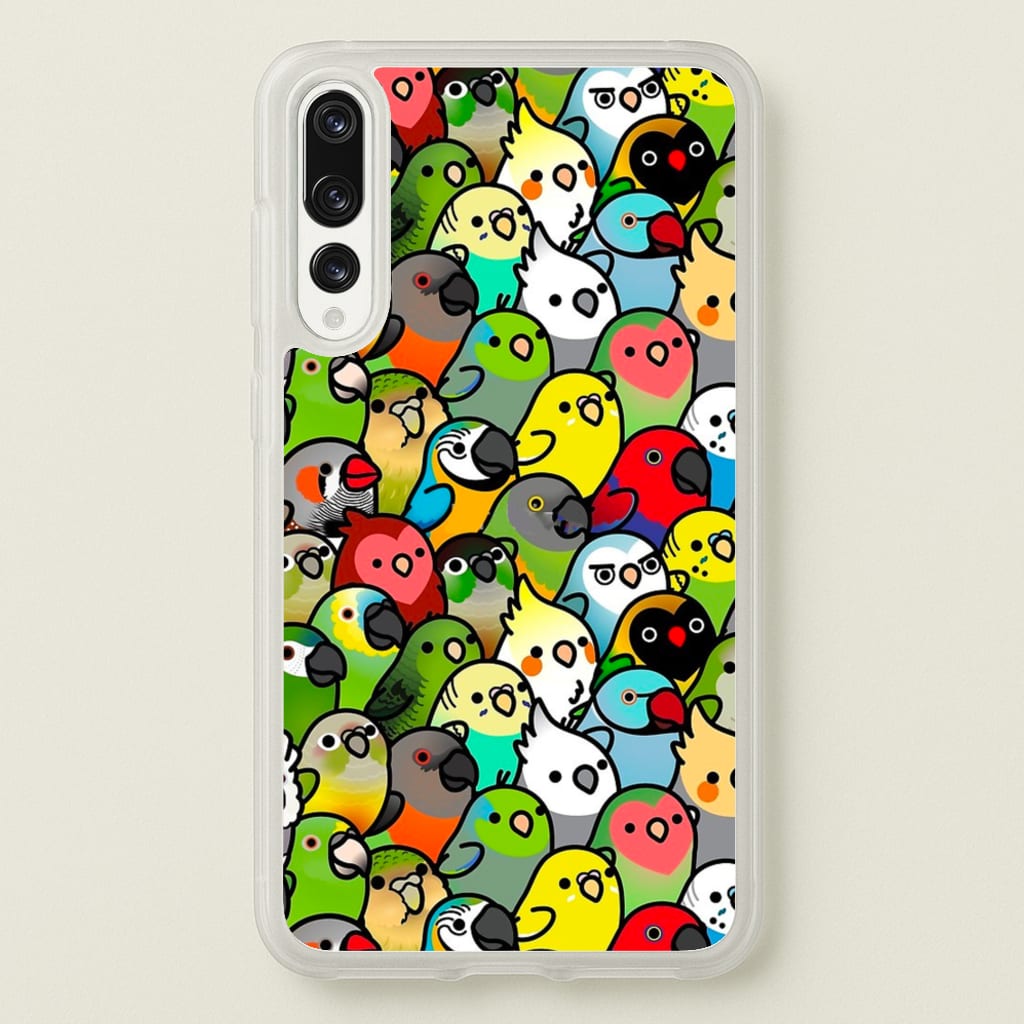 Everybirdy Pattern - Phone Case for Huawei P20 Pro
