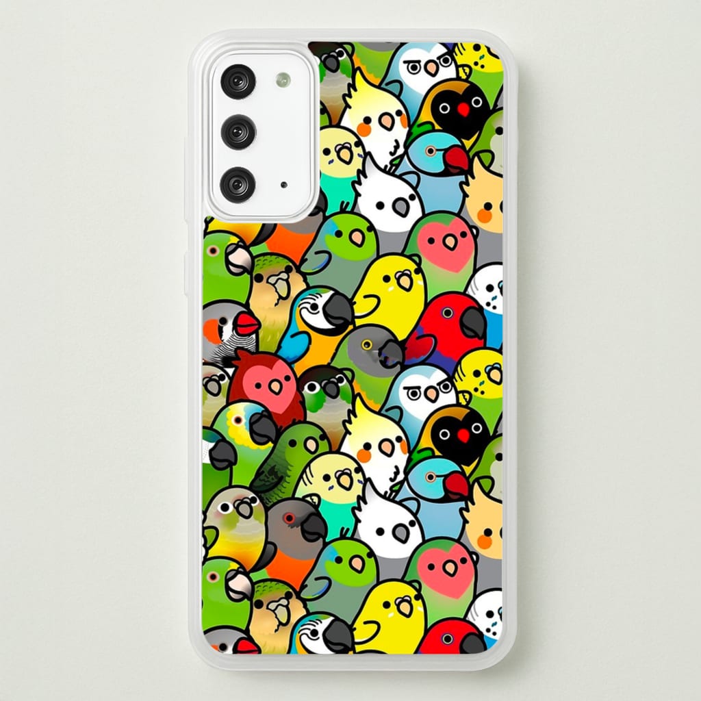 Everybirdy Pattern - Phone Case for Galaxy Note 20