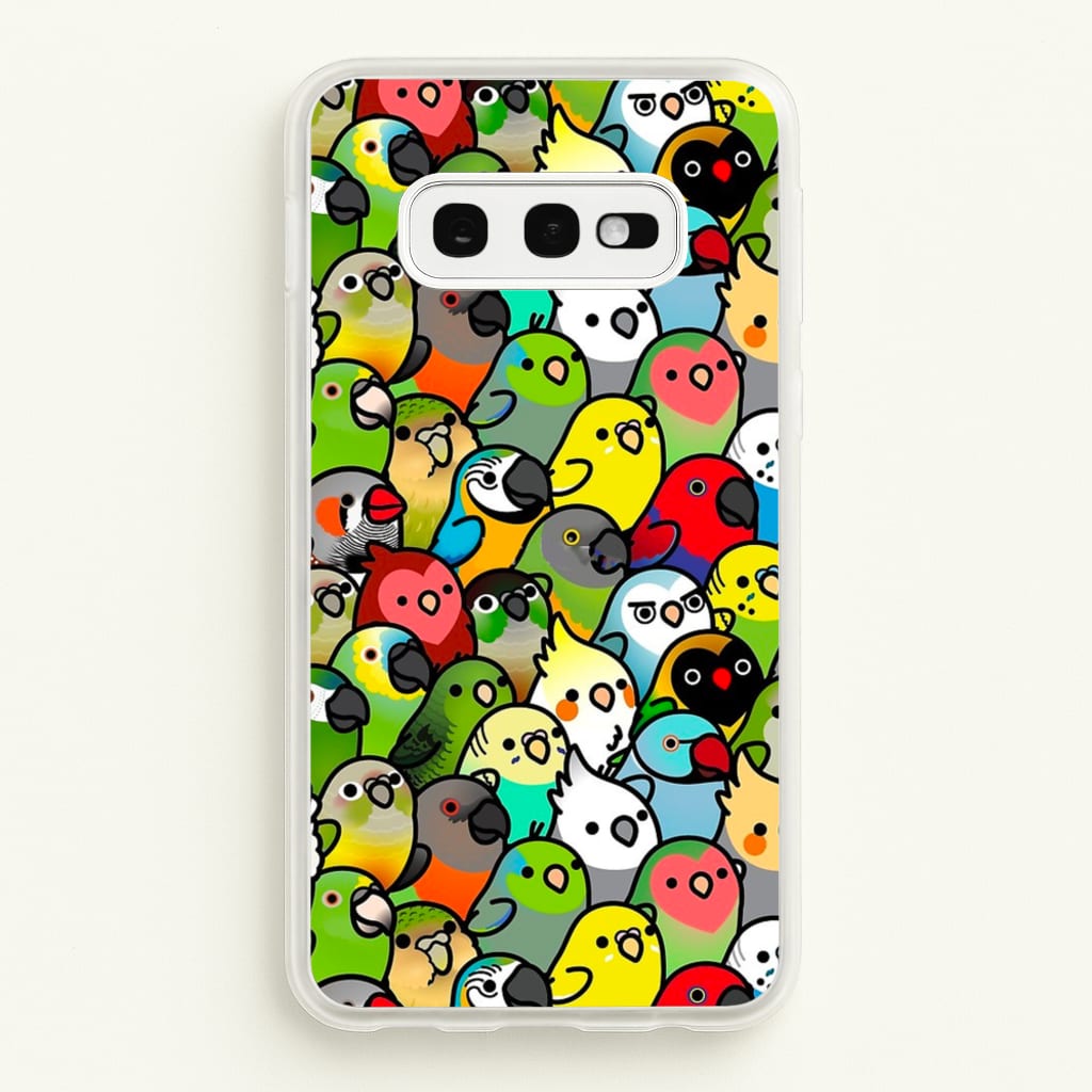 Everybirdy Pattern - Phone Case for Galaxy S10e