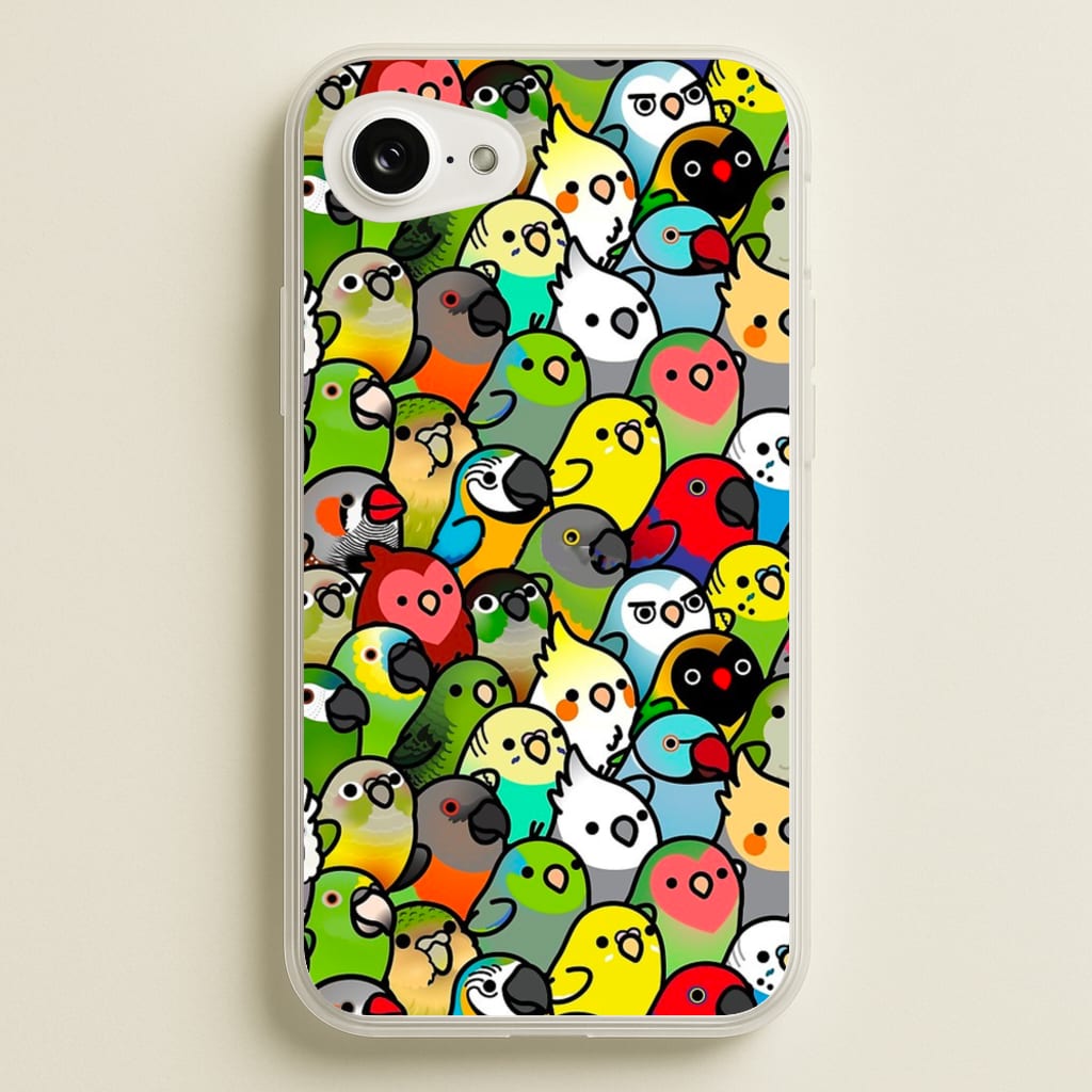 Everybirdy Pattern - Phone Case for iPhone 16e