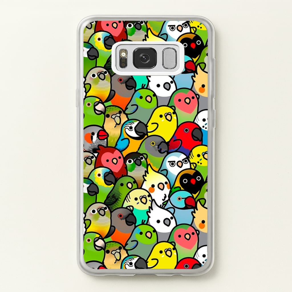 Everybirdy Pattern - Phone Case for Galaxy S8 Plus