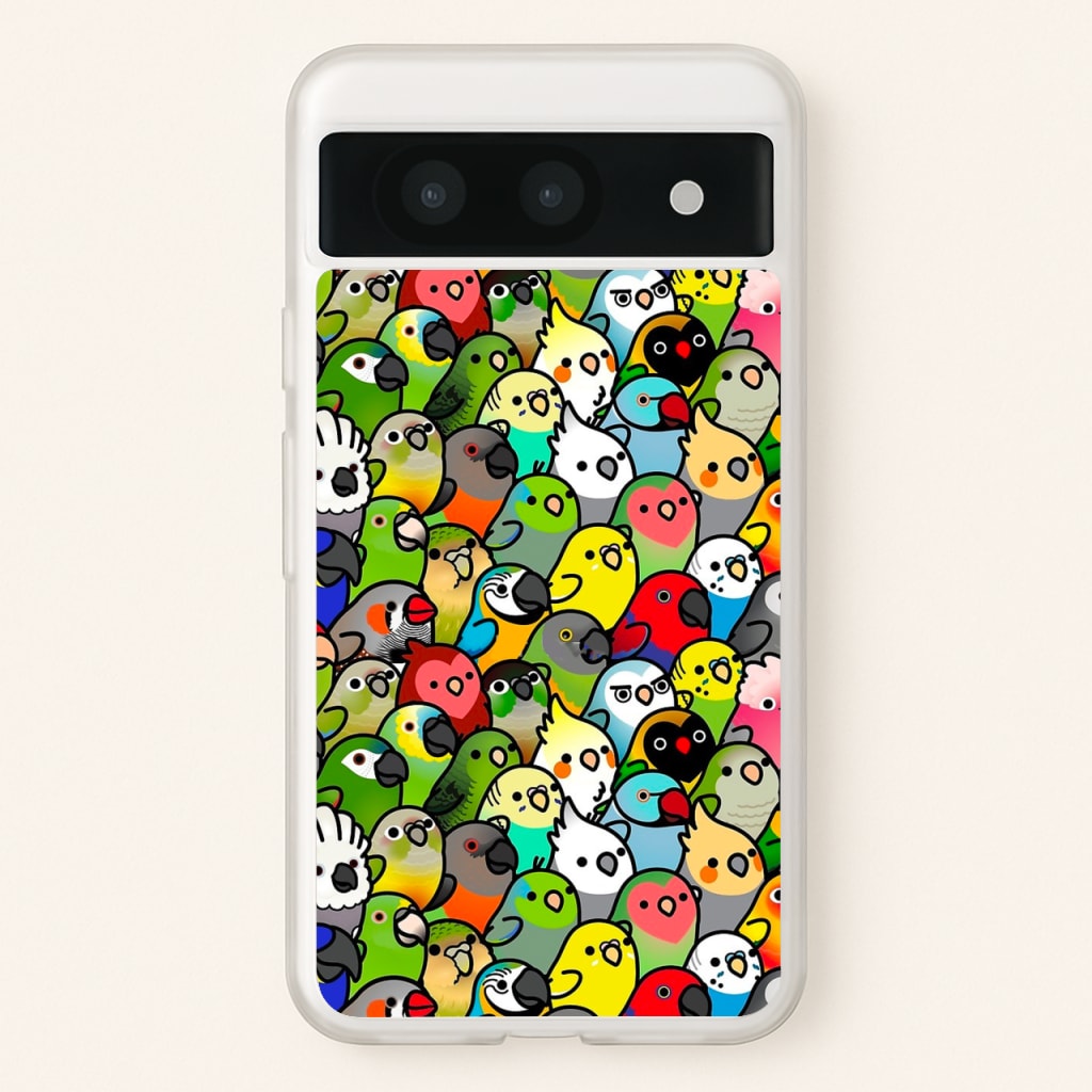 Everybirdy Pattern - Phone Case for Google Pixel 8a