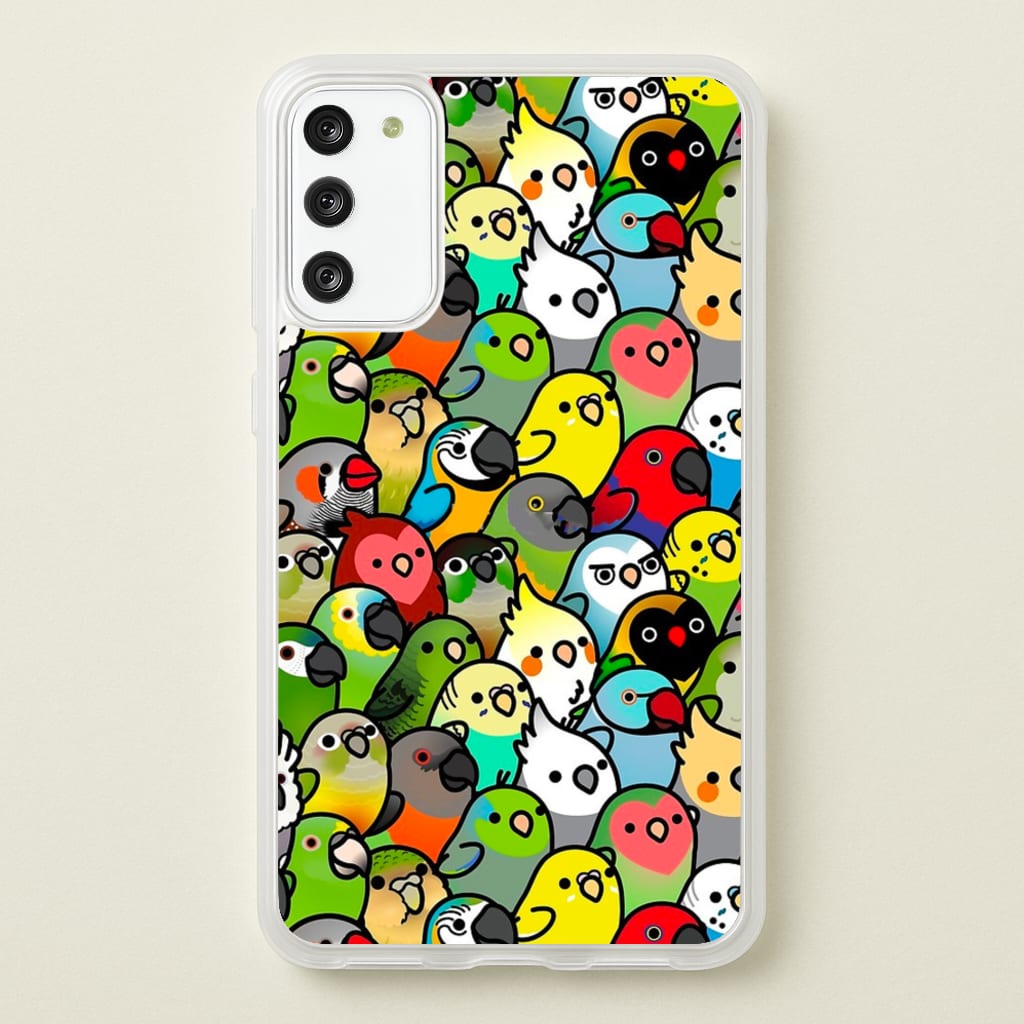 Everybirdy Pattern - Phone Case for Galaxy S20FE