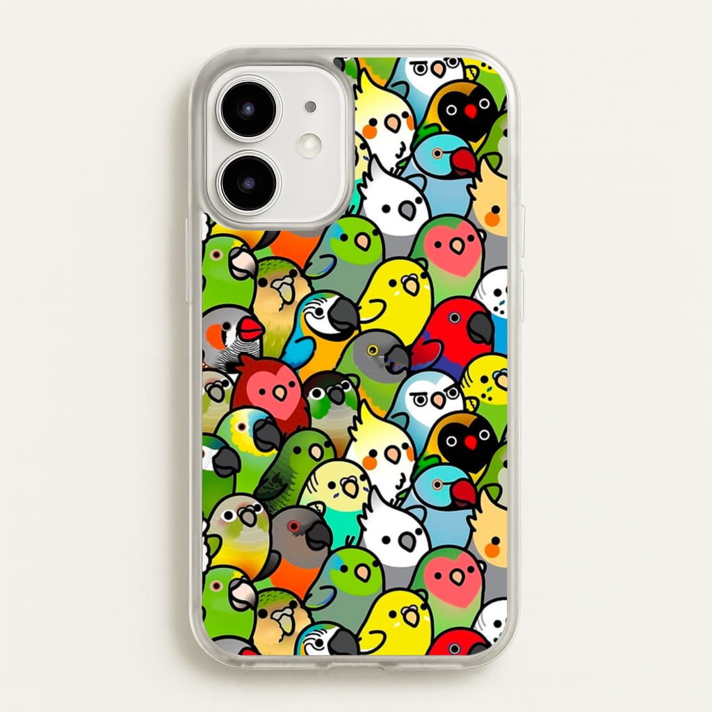 Everybirdy Pattern - Phone Case for iPhone 12 / 12 Pro