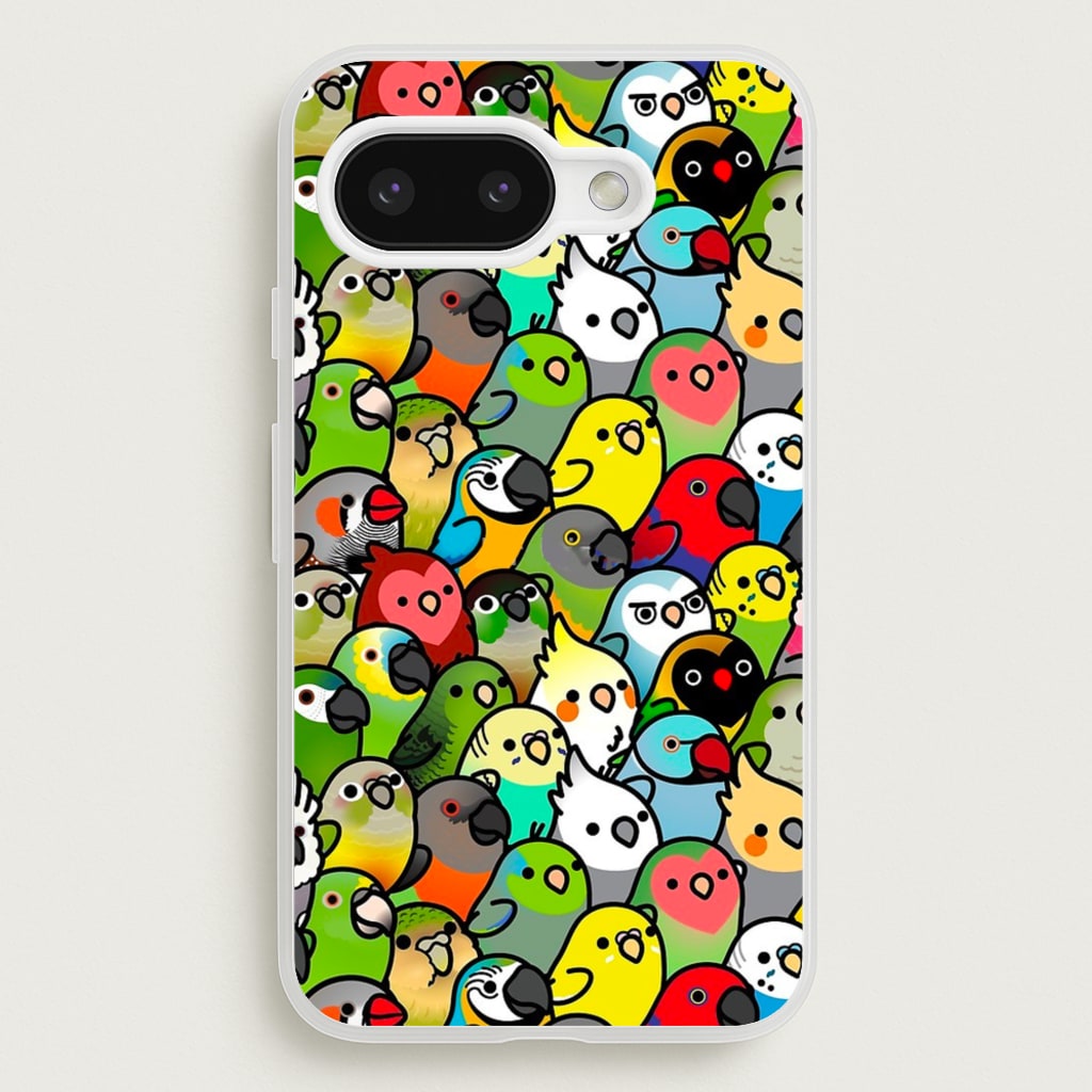 Everybirdy Pattern - Phone Case for Google Pixel 9a