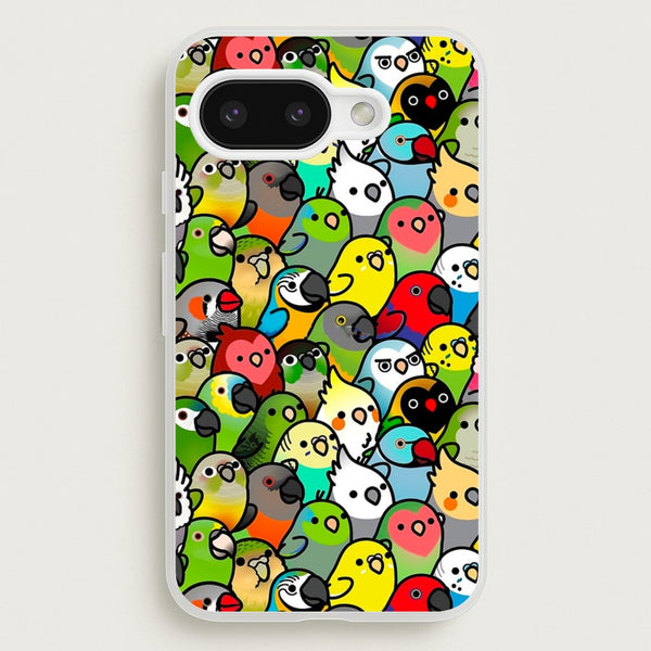 Everybirdy Pattern - Phone Case for Google Pixel 9a