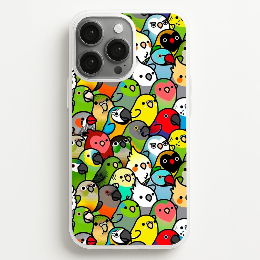 Everybirdy Pattern - Phone Case for iPhone 13 Pro Max
