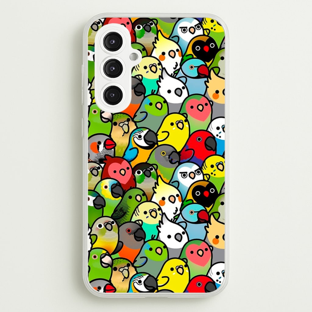 Everybirdy Pattern - Phone Case for Galaxy S23FE