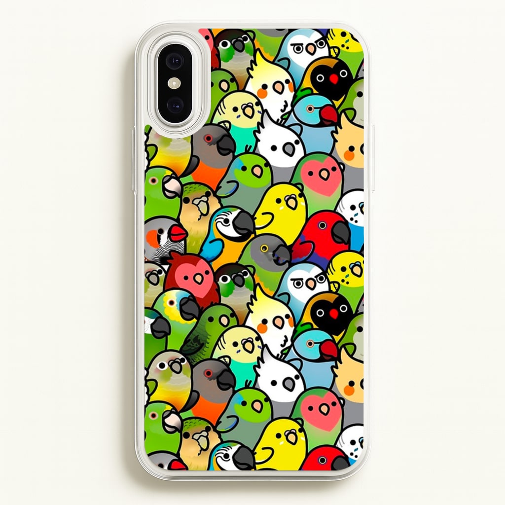 Everybirdy Pattern - Phone Case for iPhone XS Max