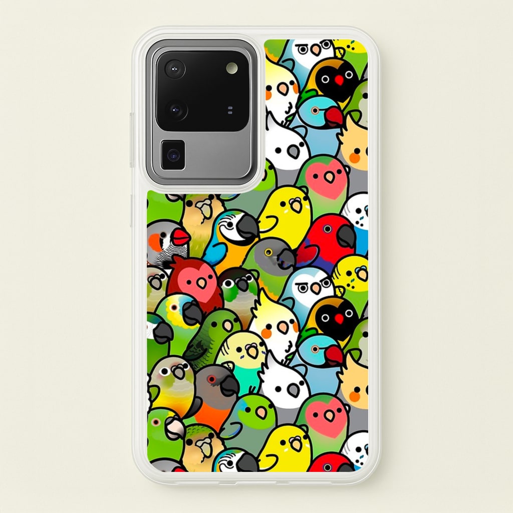 Everybirdy Pattern - Phone Case for Galaxy S20 Ultra