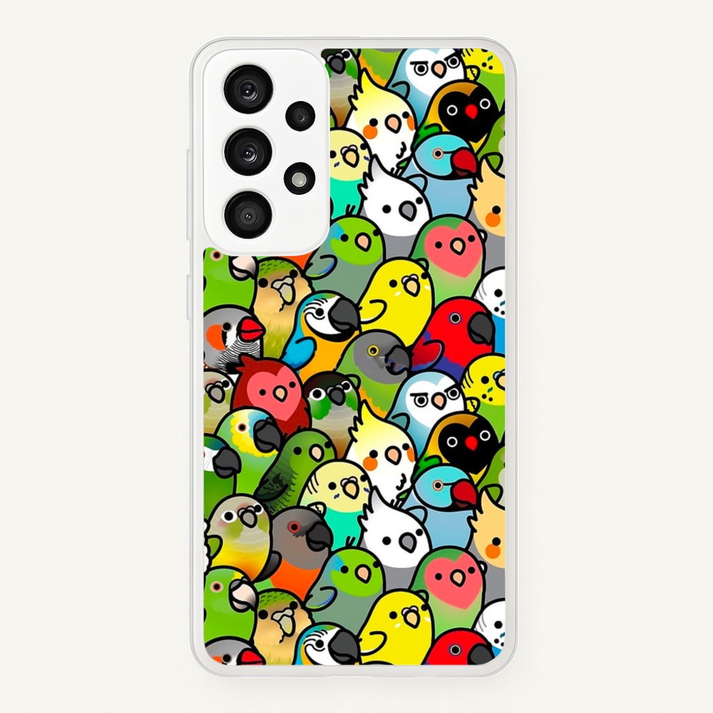 Everybirdy Pattern - Phone Case for Galaxy A53