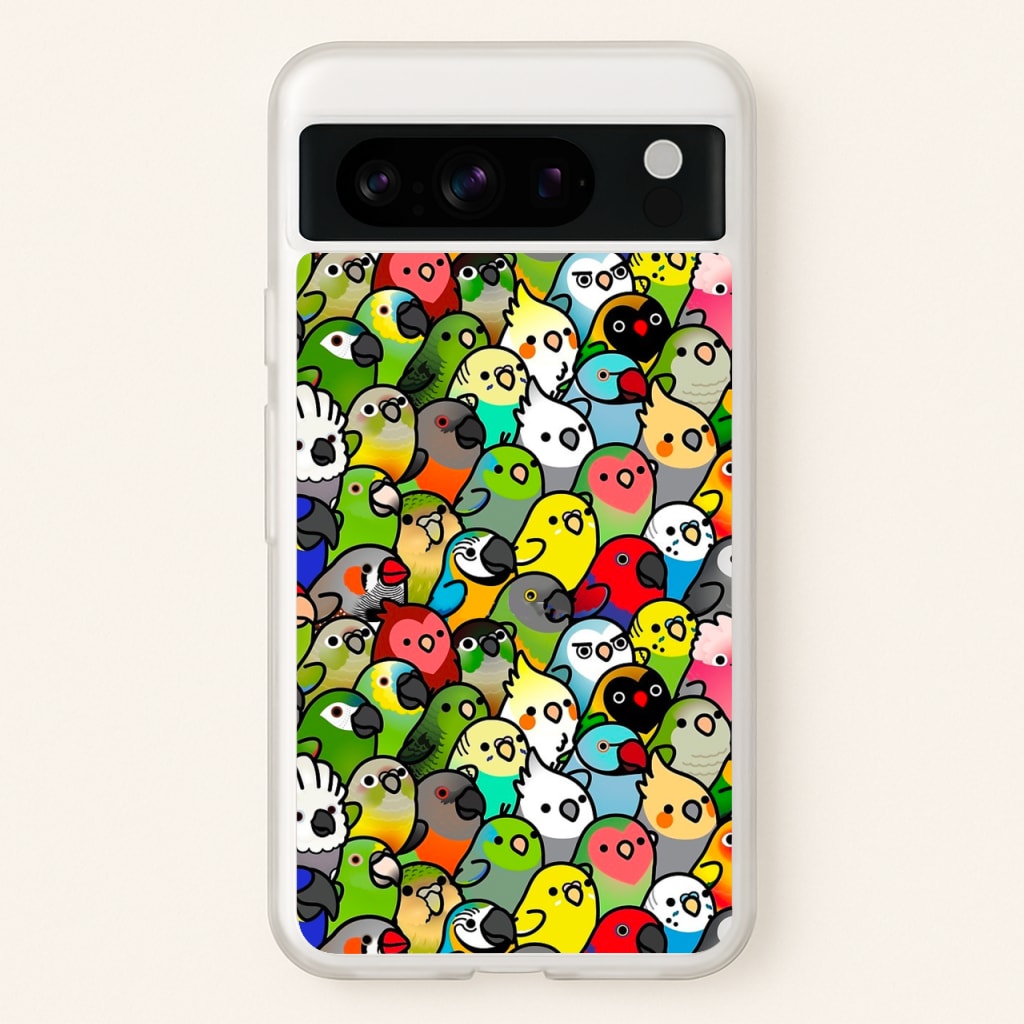 Everybirdy Pattern - Phone Case for Google Pixel 8 Pro