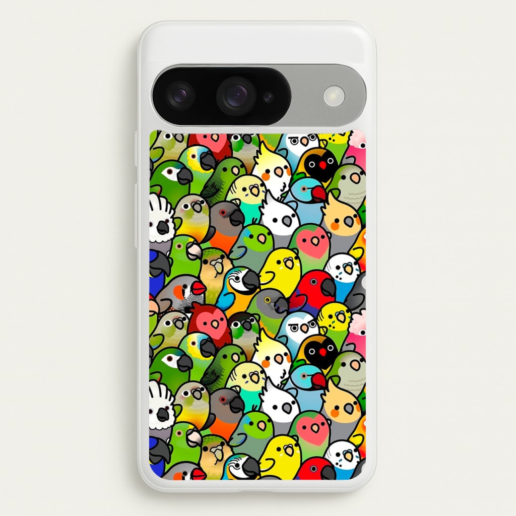 Everybirdy Pattern Phone Case for Google Pixel 10 / 10 Pro