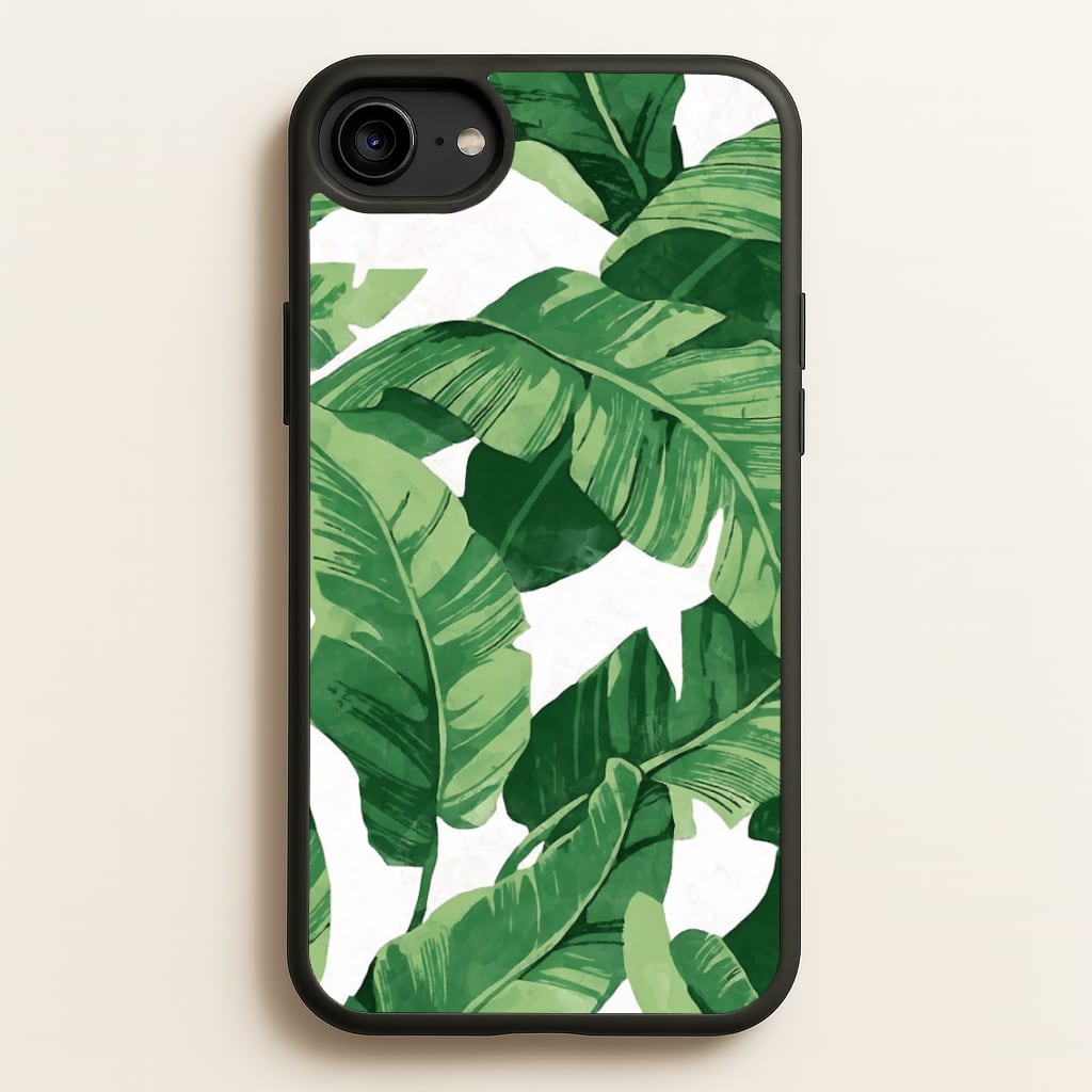 Tropical Banana Leaf Pattern - Phone Case for iPhone 6 / 7 / 8 / SE