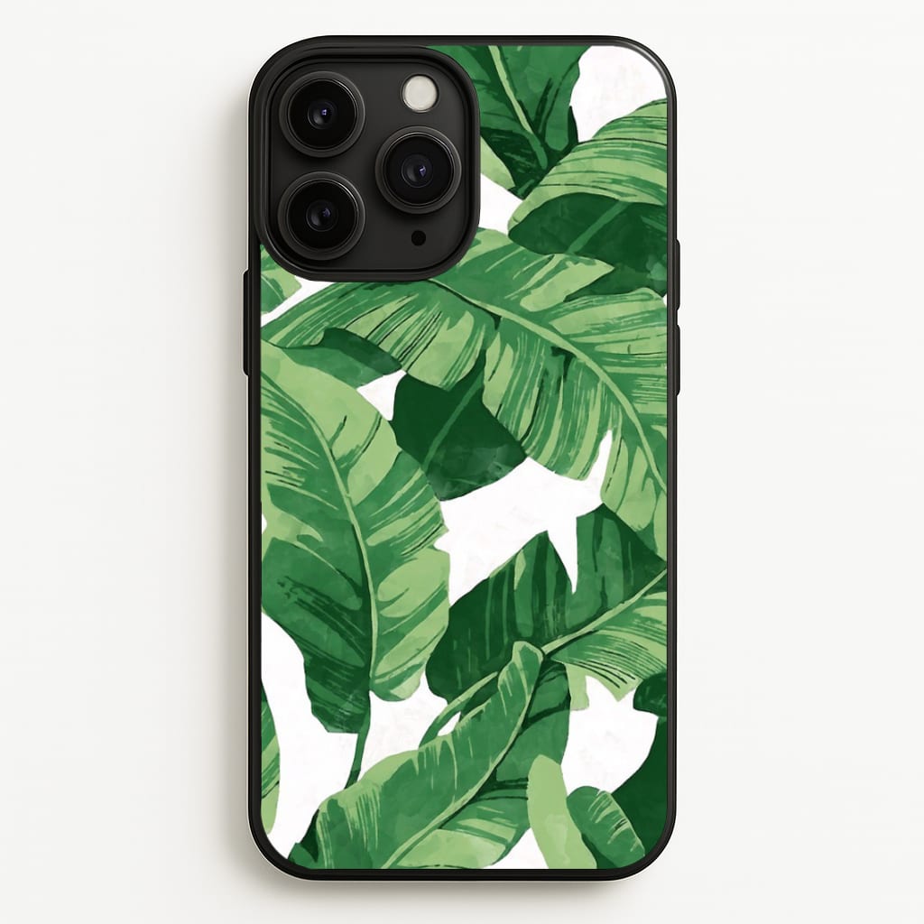 Tropical Banana Leaf Pattern - Phone Case for iPhone 11 Pro Max