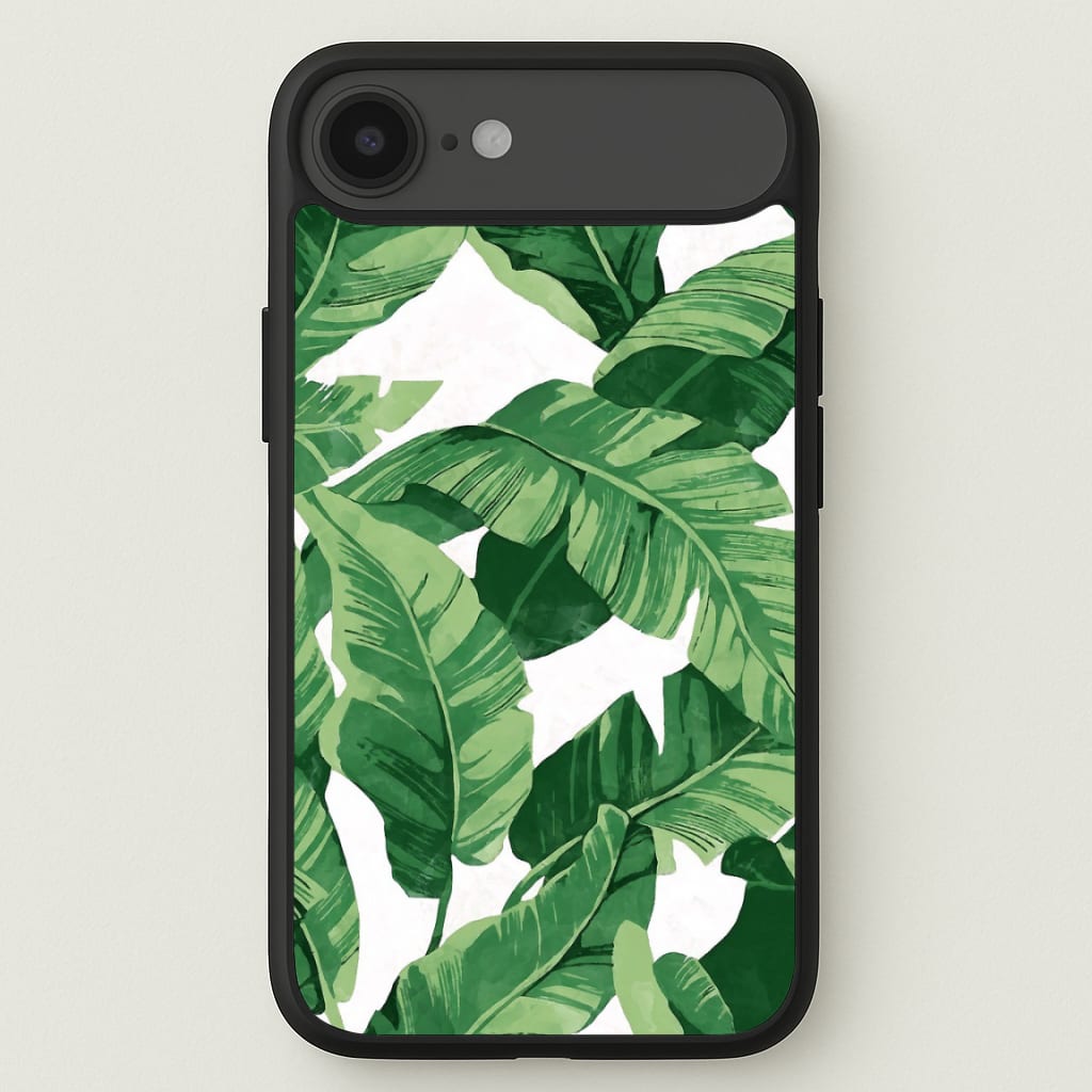 Tropical Banana Leaf Pattern Phone Case for iPhone 17 Air