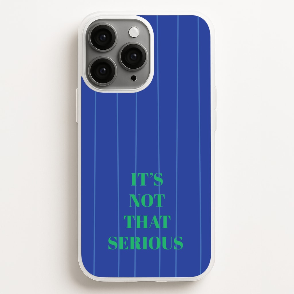It's Not That Serious Stripes - Patterns Phone Case for iPhone 16 Pro Max