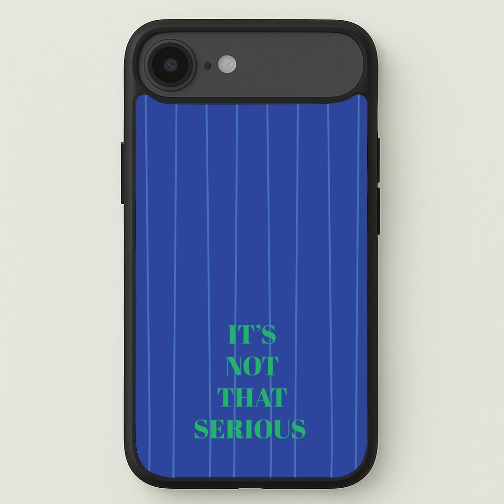 It's Not That Serious Stripes Phone Case for iPhone 17 Air