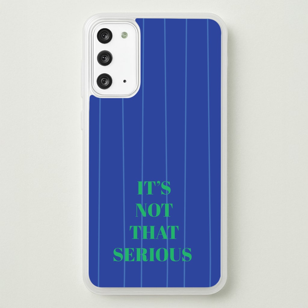 It's Not That Serious Stripes - Patterns Phone Case for Galaxy Note 20