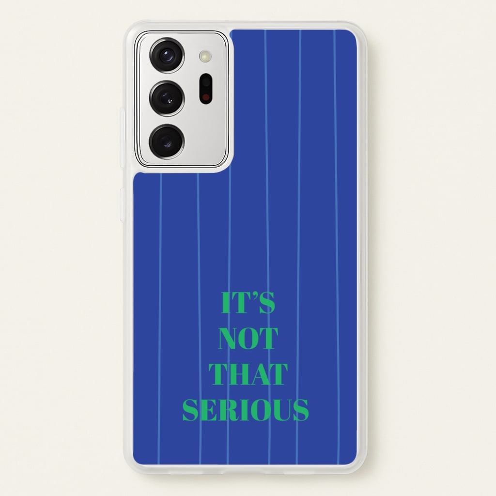 It's Not That Serious Stripes - Patterns Phone Case for Galaxy Note 20 Ultra